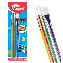 Kit de Pincel ColorPeps Sintetico Multiuso Com 4 unidades (Ref. 86781003) - Maped