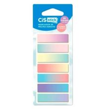 Marcador de Pagina Adesivo Cis Stik Degrade com 140 folhas (Ref. STO206) - Cis