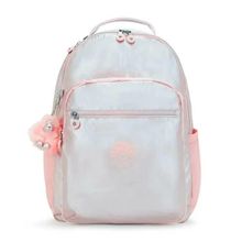 Mochila Kipling de Costas G Seoul Ice Metal BL Prata (Ref. KPKI4627B4X1) - Kipling