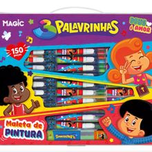 Maleta de pintura - 3 Palavrinhas 150 peças