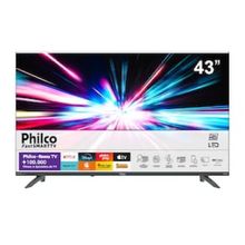 Smart TV 43" Philco Full HD DLED PTV43VA4REGB com Sistema Operacional Roku TV, Processador Quad-Core, Dolby Audio e Midia Cast
