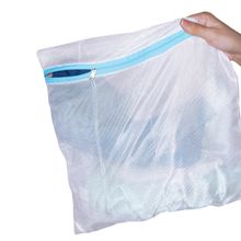 Kit Lava Fácil 3 Unidades Saco Protetor Para Lavar Roupas Em Maquina de Lavar Tamanho G 46x64 cm