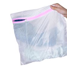 Kit Lava Fácil 3 Unidades Saco Protetor Para Lavar Roupas Em Maquina de Lavar Tamanho M 34x48 cm