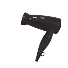 Secador de Cabelos Lizz Mini Dobrável Íon Ceramic 1200W Preto – Bivolt