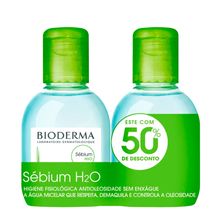 Kit Bioderma Sébium H2O Duo - Água Micelar 2x100ml