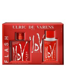Kit Ulric de Varens UDV Flash Masculino - Eau de Toilette 100ml + Desodorante 200ml