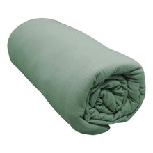 Lençol Com Elástico Solteiro Portallar Malha 100% Algodão Liso Linha Casa Verde