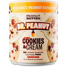 Pasta de amendoin dr peanut cookies cream  600g