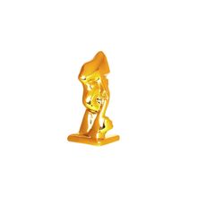 Figura Rosto Dourado 160Mm