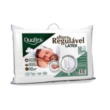 Kit 3 Travesseiros Altura Regulável Látex Branco Duoflex