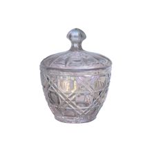 Potiche Decorativo de Vidro Aura RB de 11cm - Hauskraft