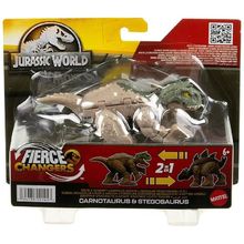 Dinossauro Jurassic World - Carnotaurus e Stegosaurus MATTEL