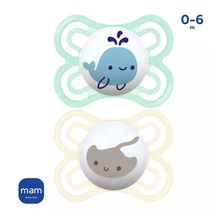 Chupeta Mam Perfect Embalagem Dupla Azul - 0 a 6 meses
