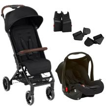 Kit Ping Two Trekking com Bebê Conforto Risus Black - ABC Design