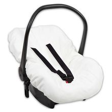 Capa deBebê Conforto Encanto Bordado Offwhite - Hug