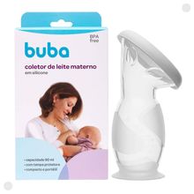 Coletor de Leite Materno em Silicone com Ventosa 90 ml - Buba