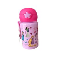 Garrafa Lilas com Canudo - Disney Princesas HONGYAO