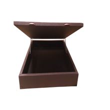 BAU CASAL SUEDE COR MARROM 138 X 188 X 32 VAZADO = BIO STAR