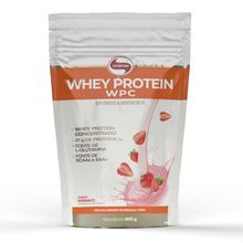 Whey Protein WPC Vitafor Sabor Morango 900g