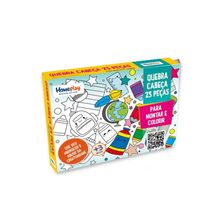 Quebra-Cabeça Homeplay para Colorir 25 Peças Quebra Cabeça Homeplay para Colorir 25 Peças