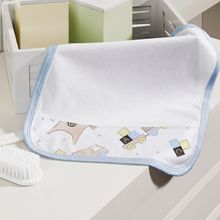 Kit Toalhinha de Boca Com 02 Peças Tecebem Baby Malha 100% Algodão Lipe Branco