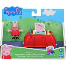 Carrinho Vermelho e Boneca Peppa Pig HASBRO