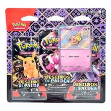 Jogo de Cartas - Blister Triplo Pokemon Destinos de Paldea COPAG DA AMAZONIA