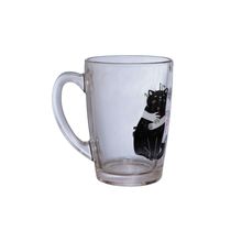 Caneca Vidro Meu Amigo Gato 320ml - Charmosa e Divertida