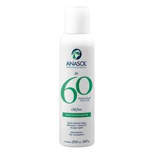 Protetor Solar Aerosol Anasol Spray Transparente Fps60 200ml