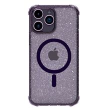 Capa X-ONE Dropguard Pro Glitter Roxo Magsafe Para iPhone 16 Pro Max