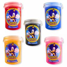5X SLIME GELELÉ SONIC COM DISCO SURPRESA - 152G - SORTIDO