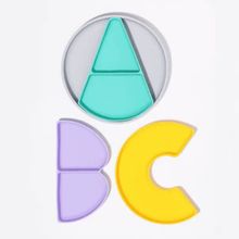 PRATO SILICONE COM DIVISÓRIAS REMOVIVÉIS ABC - PETIT PIÁ