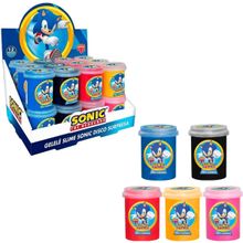 SLIME GELELÉ SONIC COM DISCO SURPRESA - 152G - SORTIDO