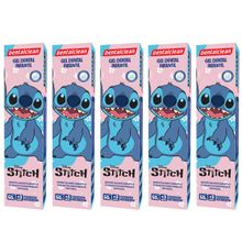 5X GEL DENTAL INFANTIL STITCH SABOR MORANGO 50G -DENTALCLEAN