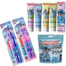GEL DENTAL 50G + ESCOVA JUVENIL + FLOSSER STITCH DENTALCLEAN