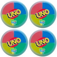 4X STIICA E PULA MASSINHA AIR CLAY 20g UNO - DOCE BRINQUEDO