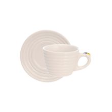 Xícara de Café de Porcelana Honey Bee Happy de Noventa Mililitros - Hauskraft