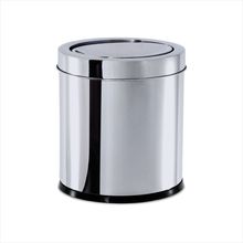 Lixeira Inox com Tampa Básica 18,5x20cm 5,4 Litros