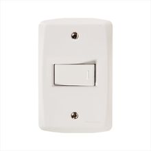 Conjunto 4x2 com 1 Interruptor Simples 10 A 250 V Horizontal Tramontina Lux2 Branco