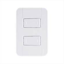 Conjunto 4x2 com 2 Interruptores Paralelos 10 A 250 V Tramontina Tablet Branco