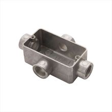 Condulete Tipo X 3/4 Fixo Tramontina com Rosca BSP e sem Pintura
