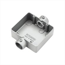 Condulete Tipo Cd 3/4 Duplo Tramontina com Rosca BSP e com Pintura Eletrostática a Pó