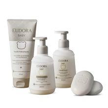 Kit Eudora Baby Hidratante Shampoo Condicionador e Sabonete (4 itens)