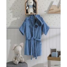 Roupão Infantil com Capuz Velour GG Dohler