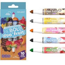 MARCADOR BE BOLD DUO FRUIT PONTA DUPLA - 10 CORES - NEWPEN