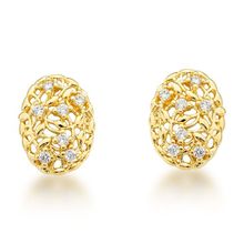 Brinco Dourado delicado Banhado a Ouro 18k