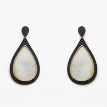 Brinco Madrepérolas e Cravejado Zircônia Banhado Ouro18K