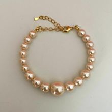 Bracelete Perolas Banhado a Ouro 18k