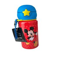 Garrafa Vermelha com Canudo - Disney Mickey HONGYAO