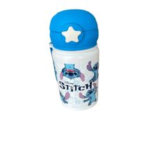 Garrafa Branca com Canudo - Disney Stitch HONGYAO